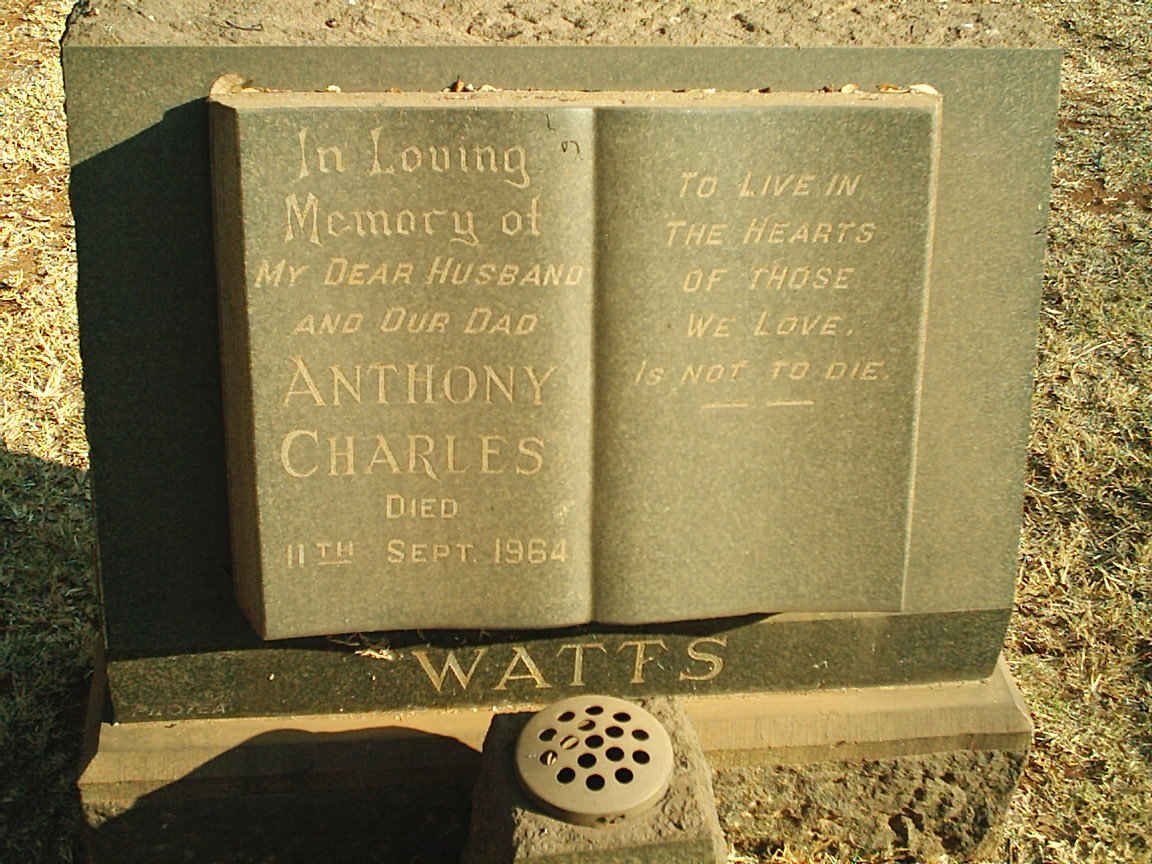 WATTS Anthony Charles -1964