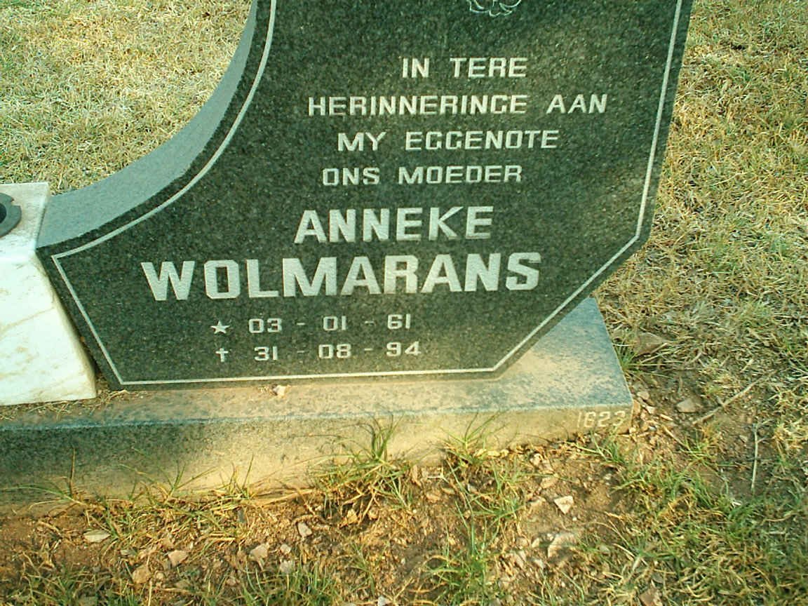 WOLMARANS Anneke 1961-1994