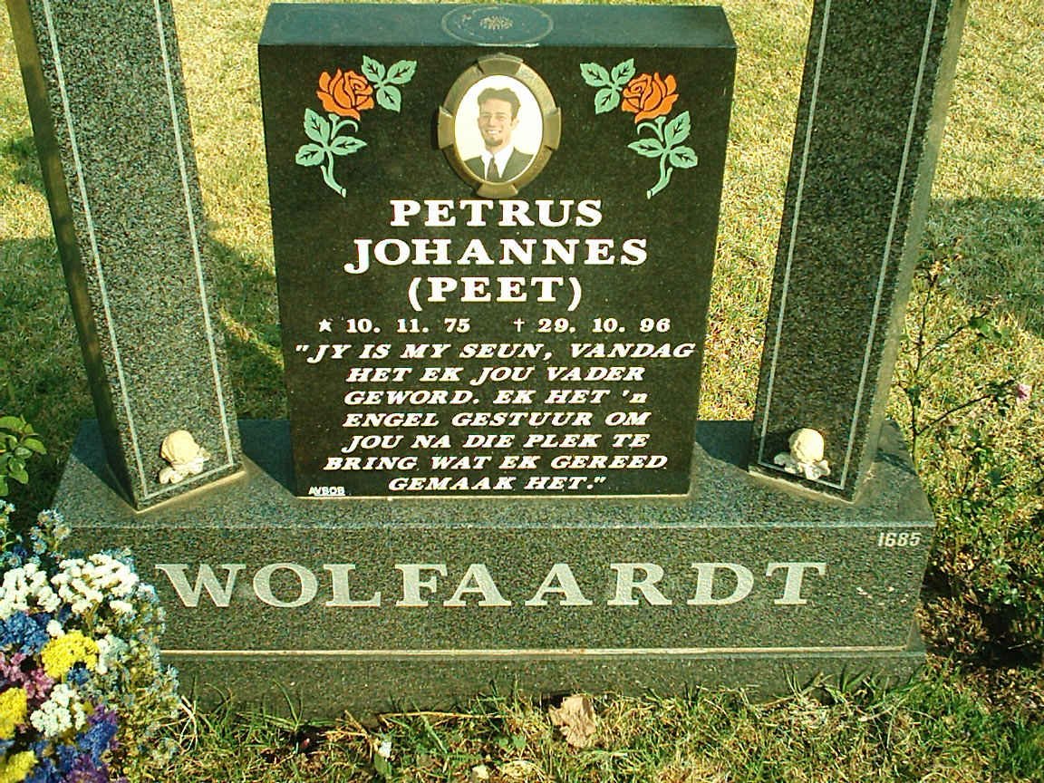 WOLFAARDT Petrus Johannes 1975-1996