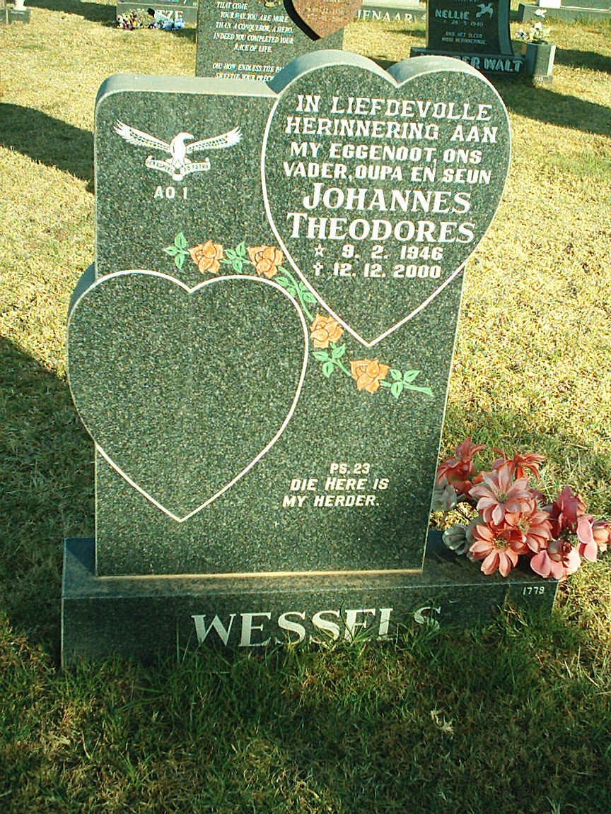 WESSELS Johannes Theodores 1946-2000
