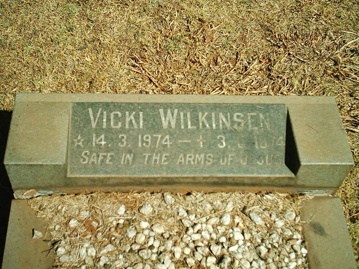WILKINSEN  Vicki 1974-1974