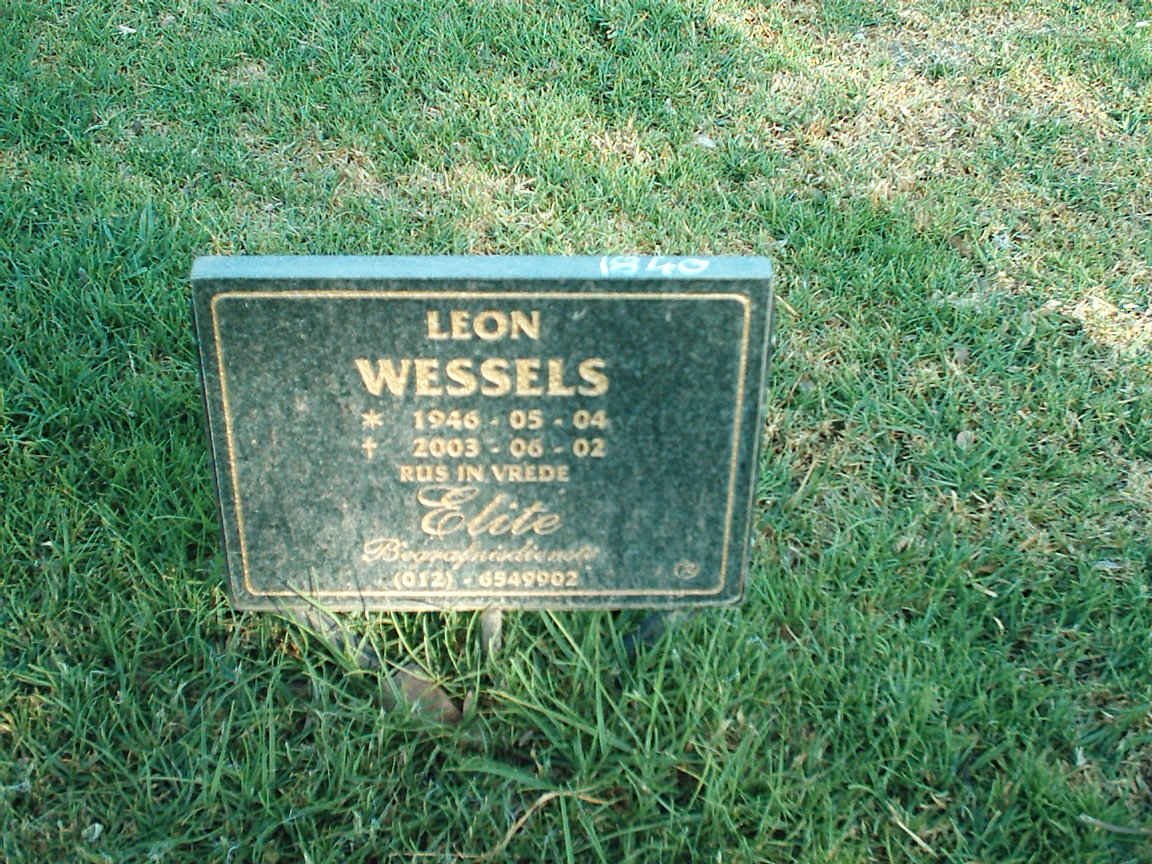 WESSELS Leon 1946-2003