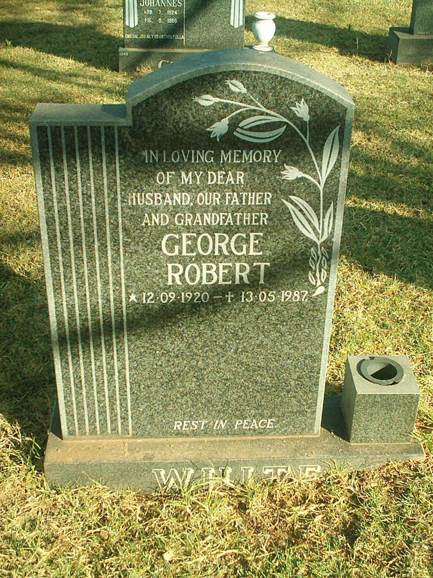 WHITE George Robert 1920-1987