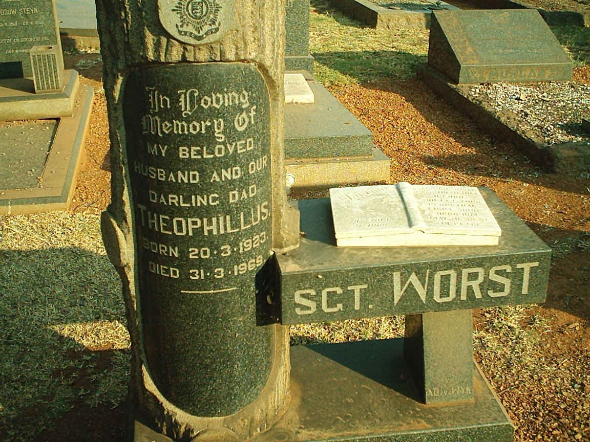 WORST Theophillus 1923-1969