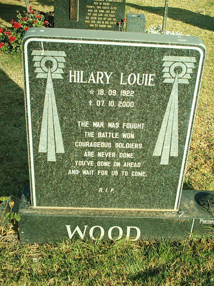 WOOD Hilary Louie 1922-2000