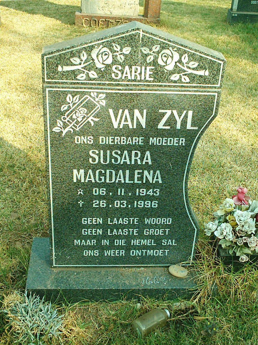 ZYL Susara Magdalena, van 1943-1996