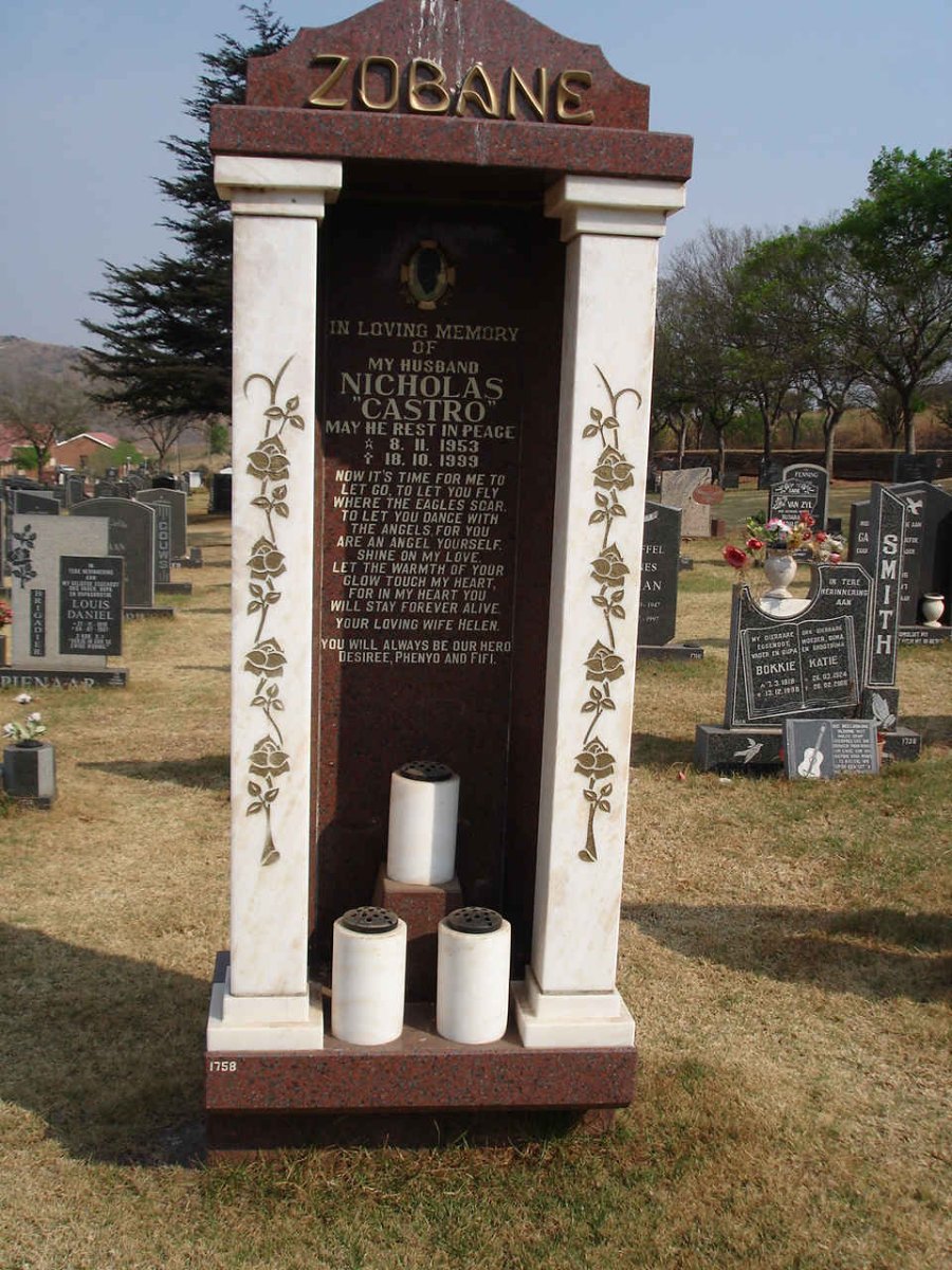 ZOBANE Nicholas 1953-1999