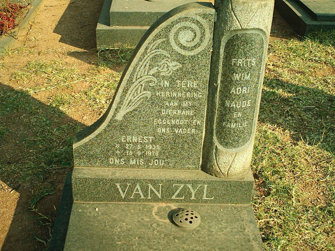 ZYL Ernest, van 1938-1976