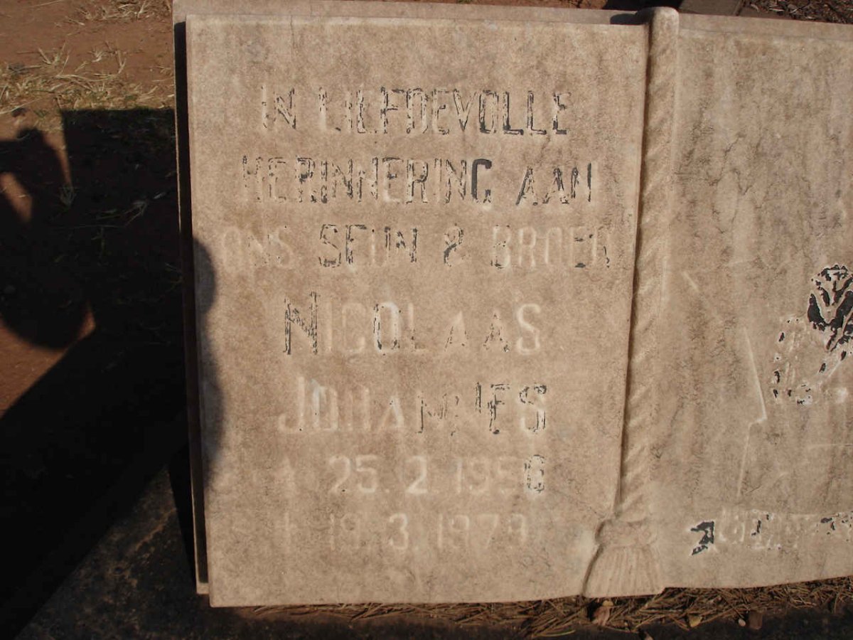 ? Nicolaas Johannes 1956-1979
