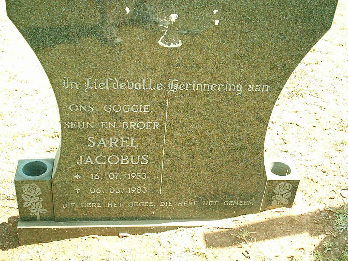 ? Sarel Jacobus 1953-1983