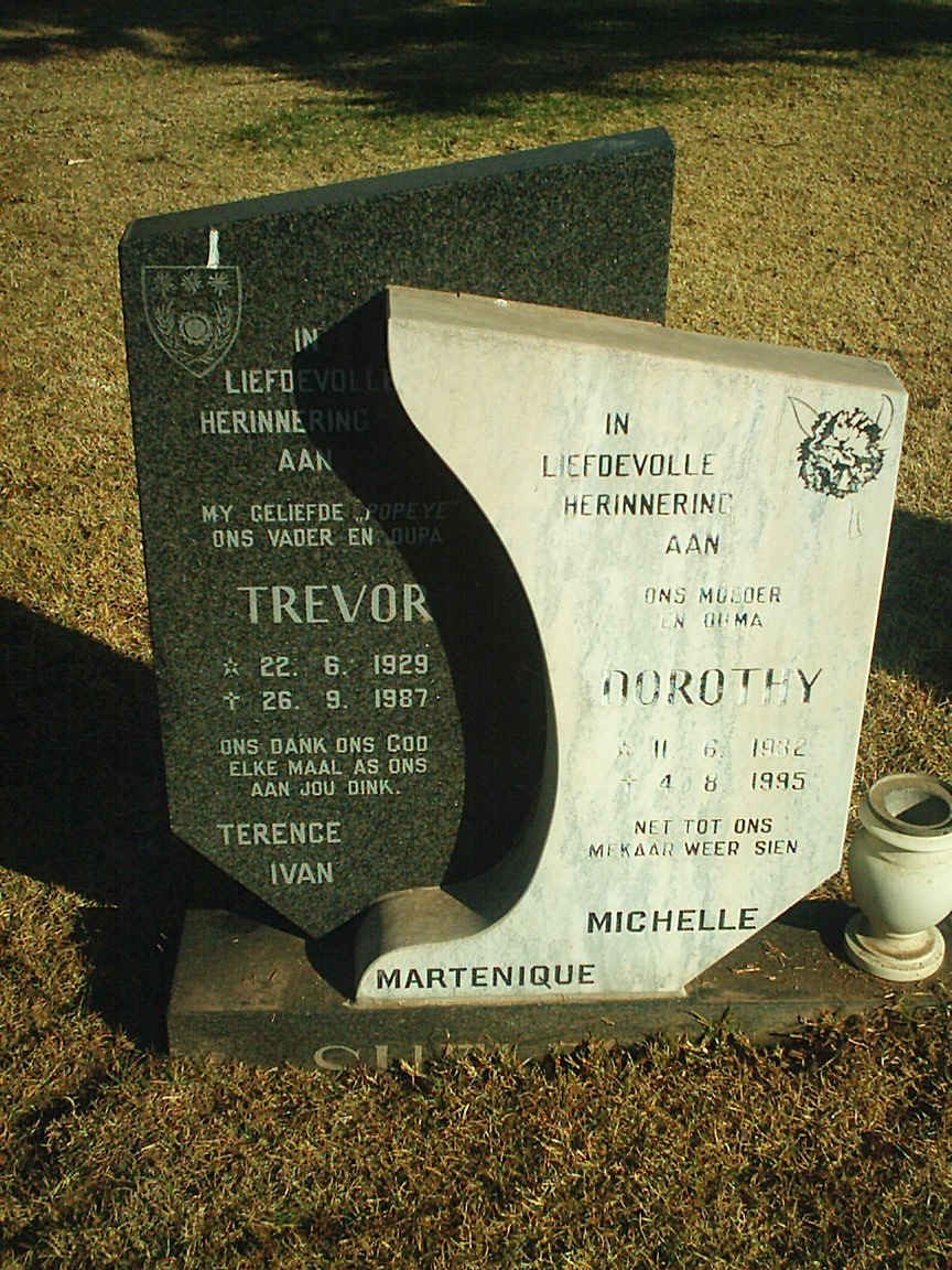 ? Trevor 1929-1987 &amp; Dorothy 1932-1995