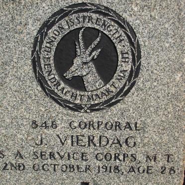 VIERDAG J. -1918