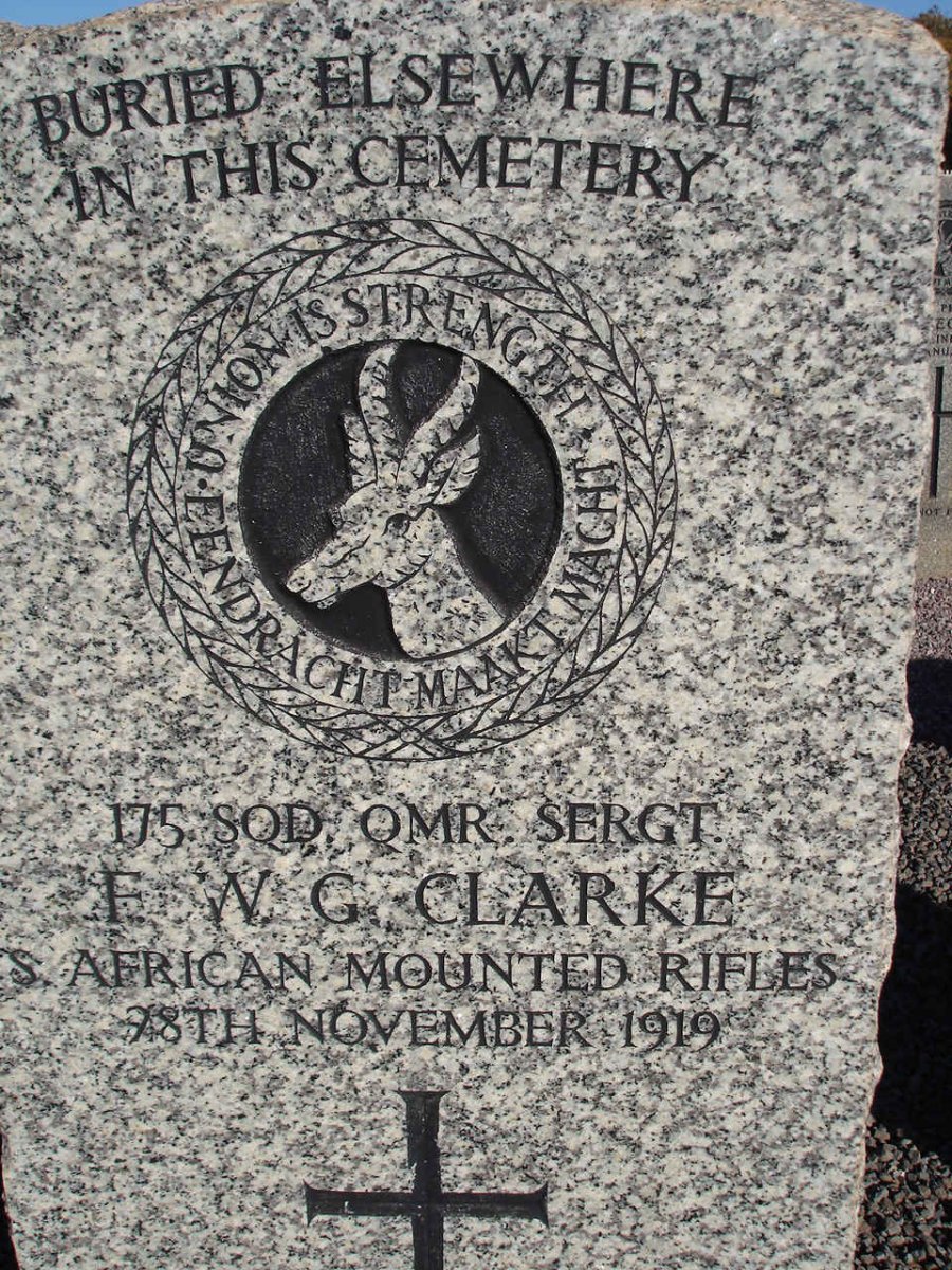 CLARK F.W.G. -1919