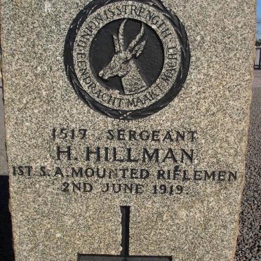 HILLMAN H. -1919