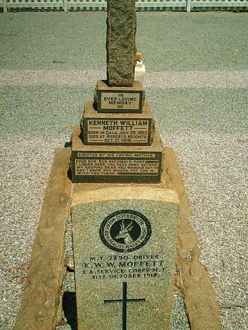 MOFFETT Kenneth William 1893-1918