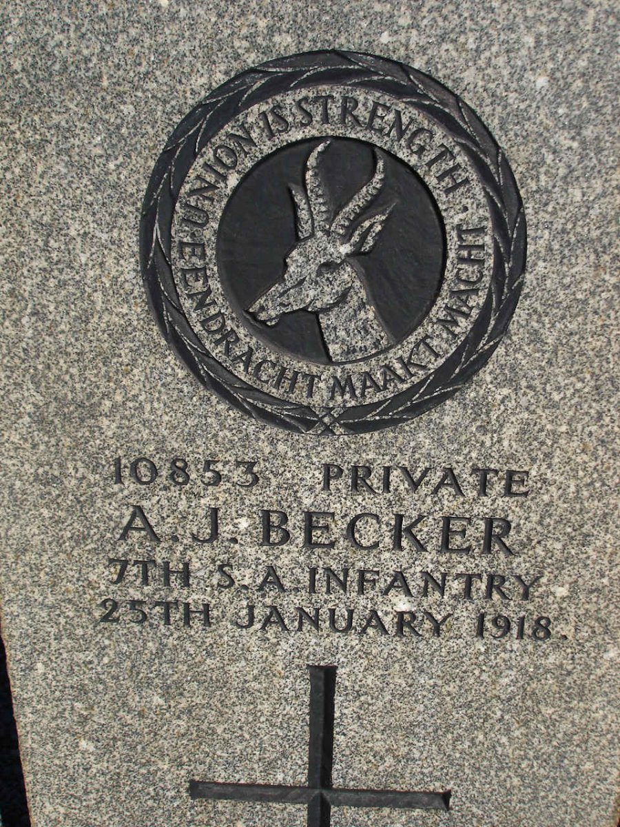 BECKER A.J. -1918