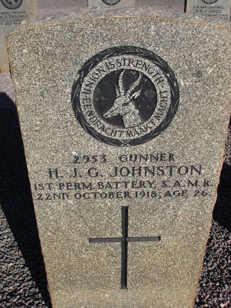 JOHNSTON H.J.G. -1918