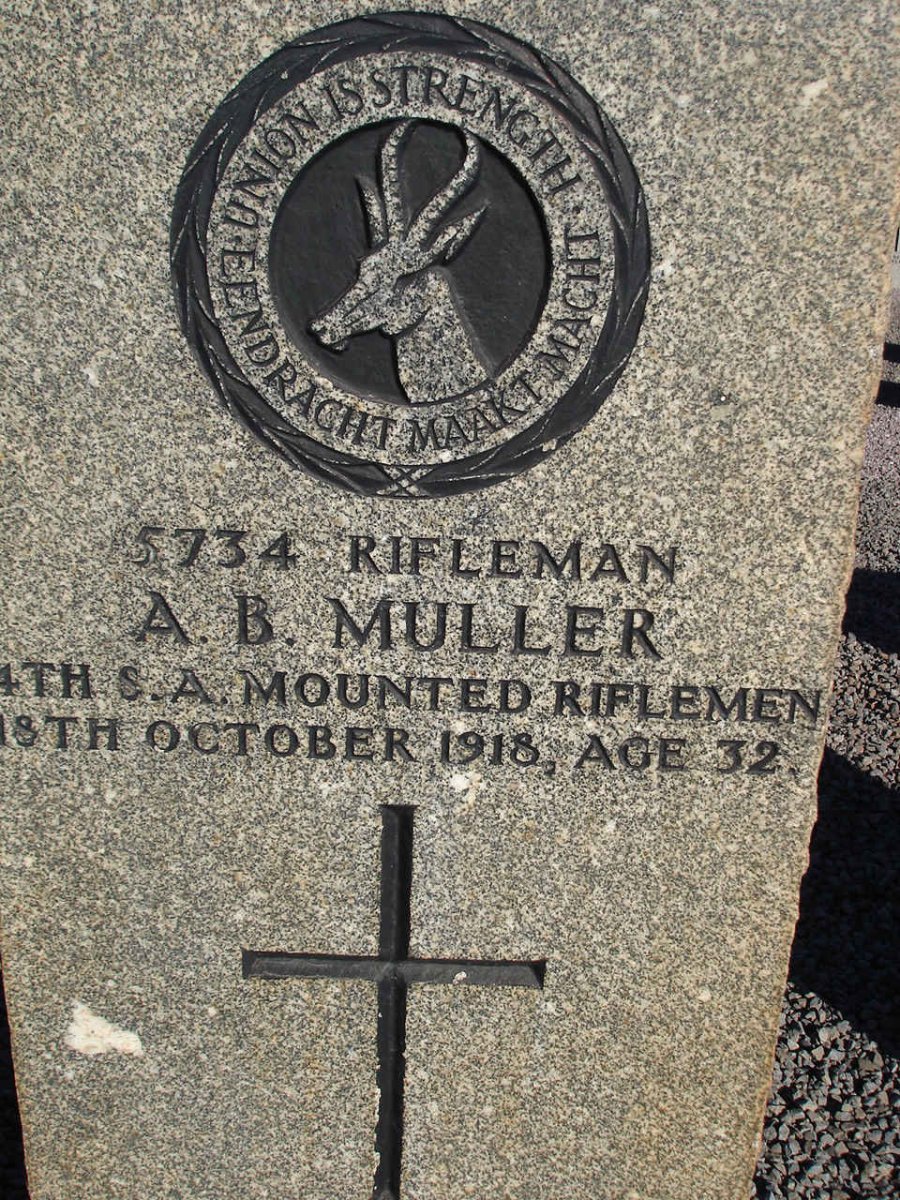 MULLER A.B. -1918