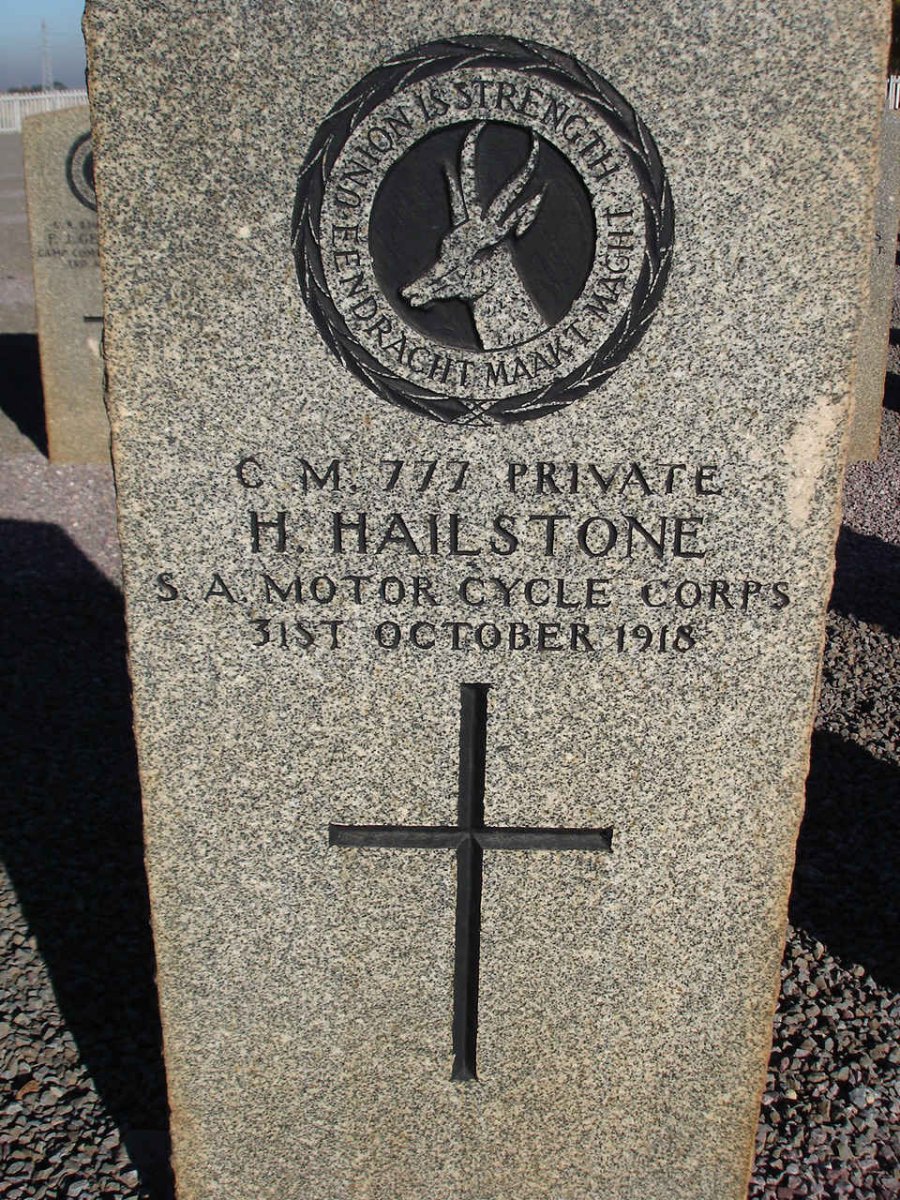 HAILSTONE H. -1918