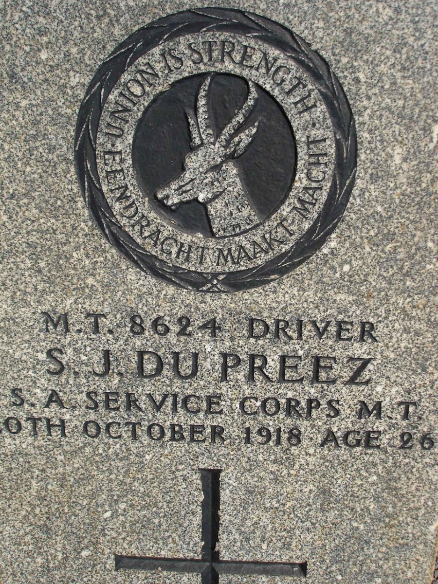 PREEZ S.J., du -1918