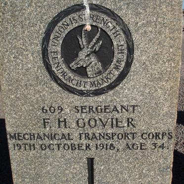 GOVIER F.H. -1918