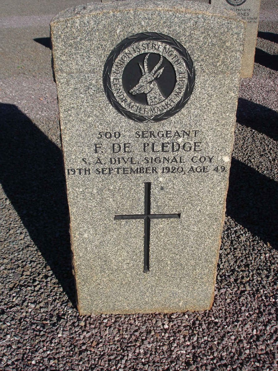 PLEDGE F., de -1920