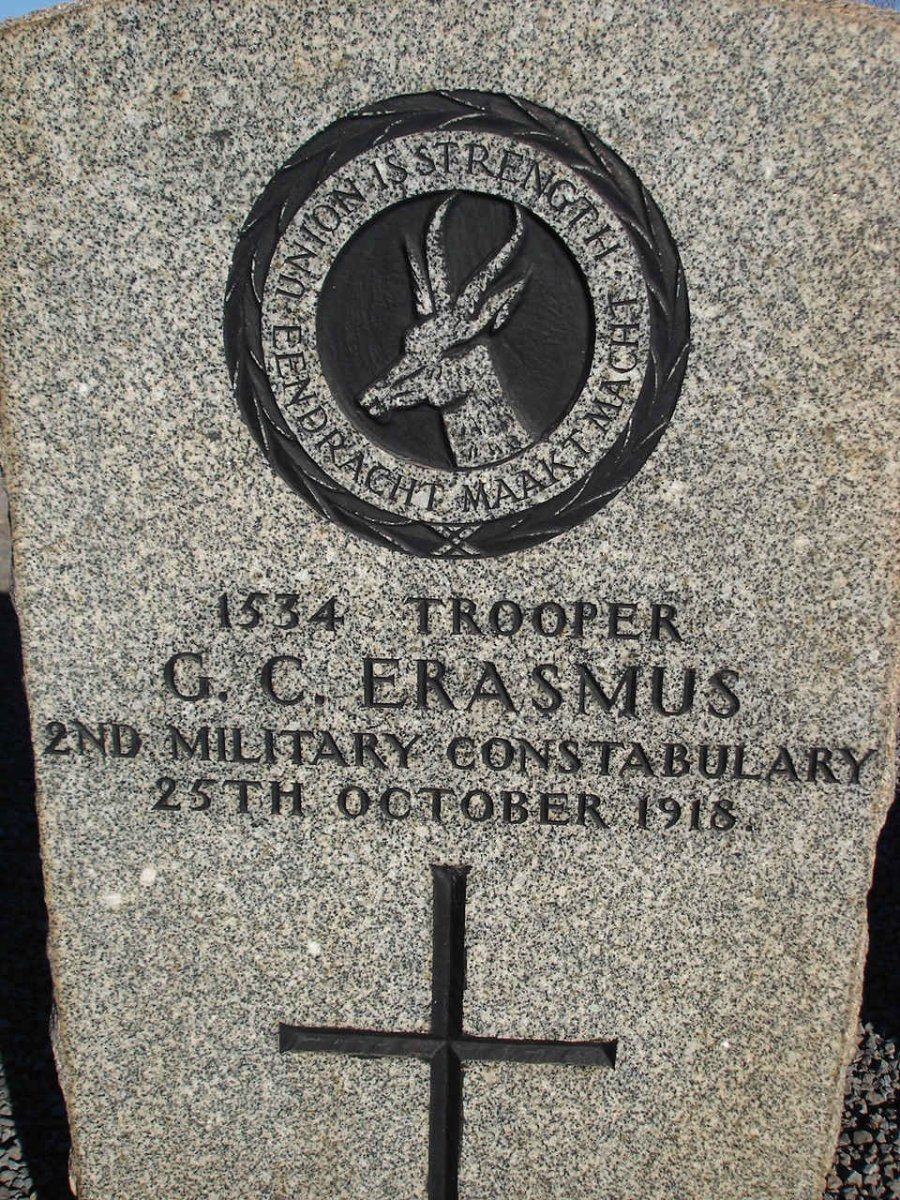 ERASMUS G.C. -1918