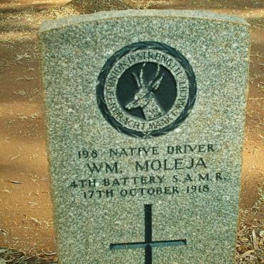 MOLEJA W. M. -1918