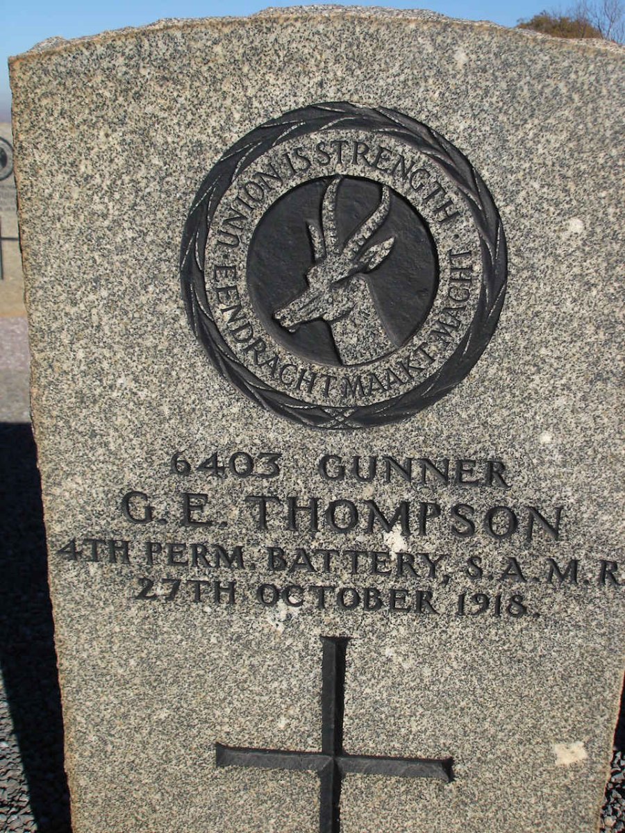 THOMPSON G.E. -1918