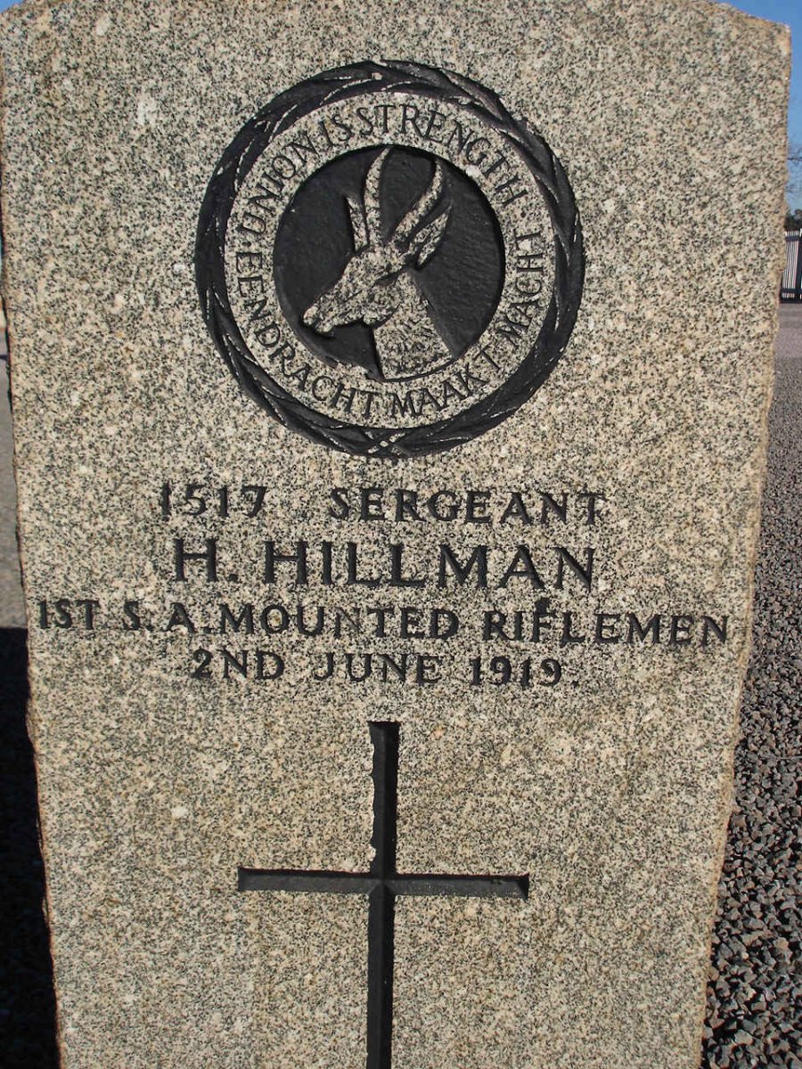 HILLMAN H. -1919