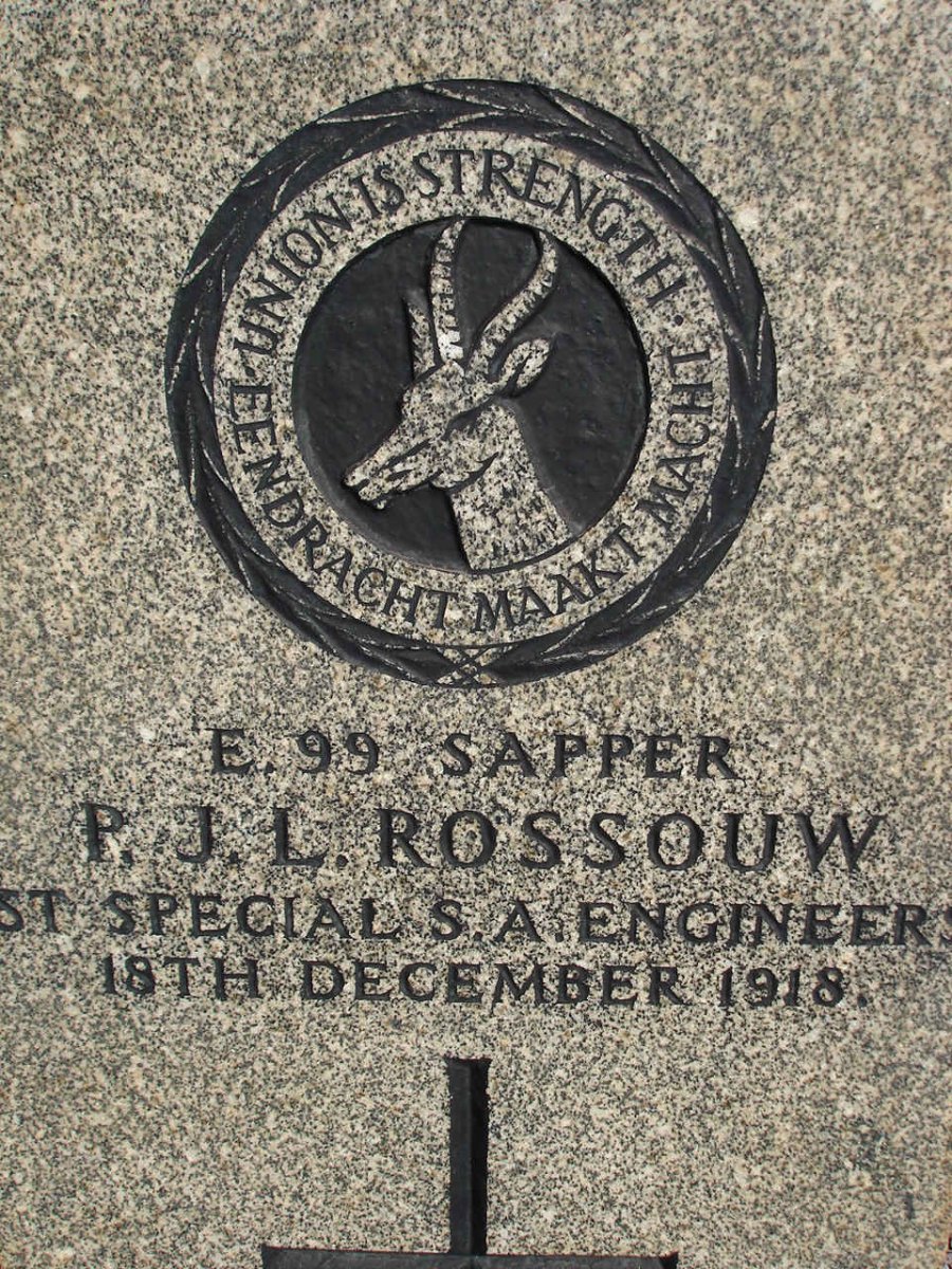ROSSOUW P.J.L. -1918