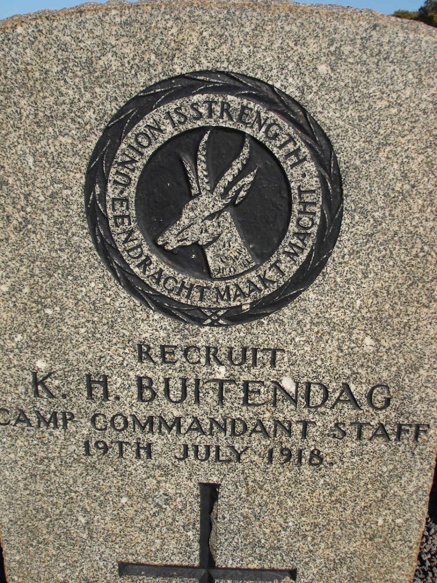BUITENDAG K.H. -1918