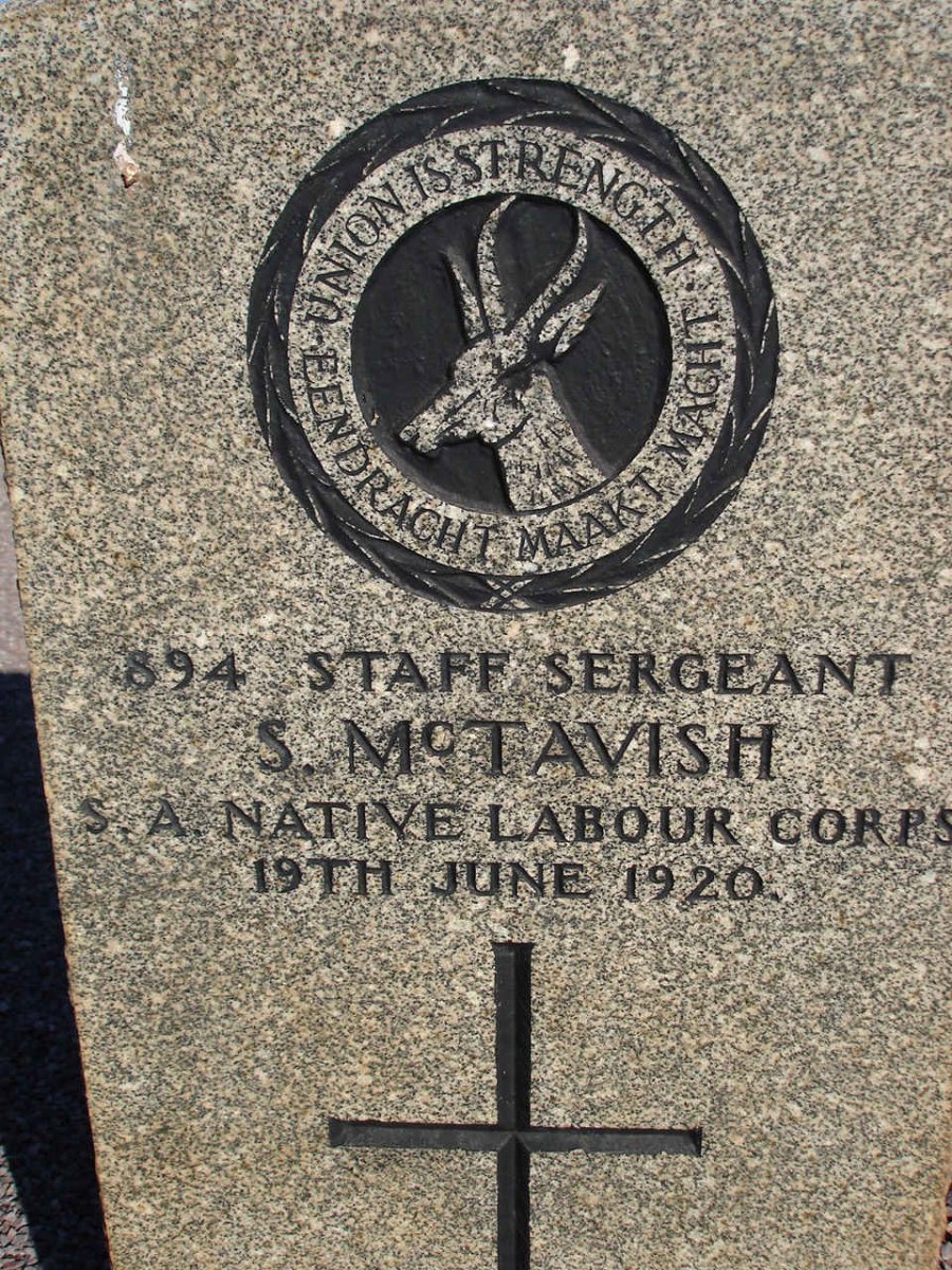 McTAVISH S. -1920
