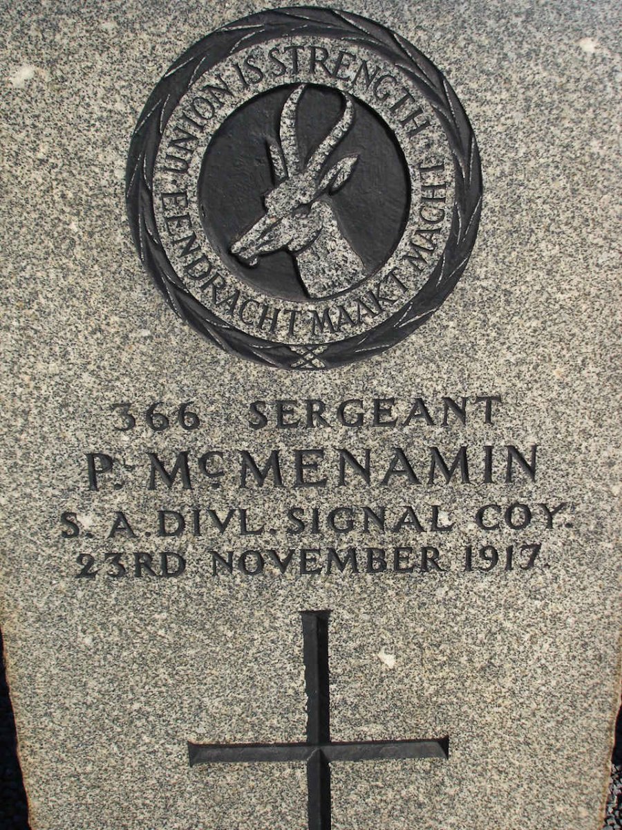 McMENAMIN P. -1917