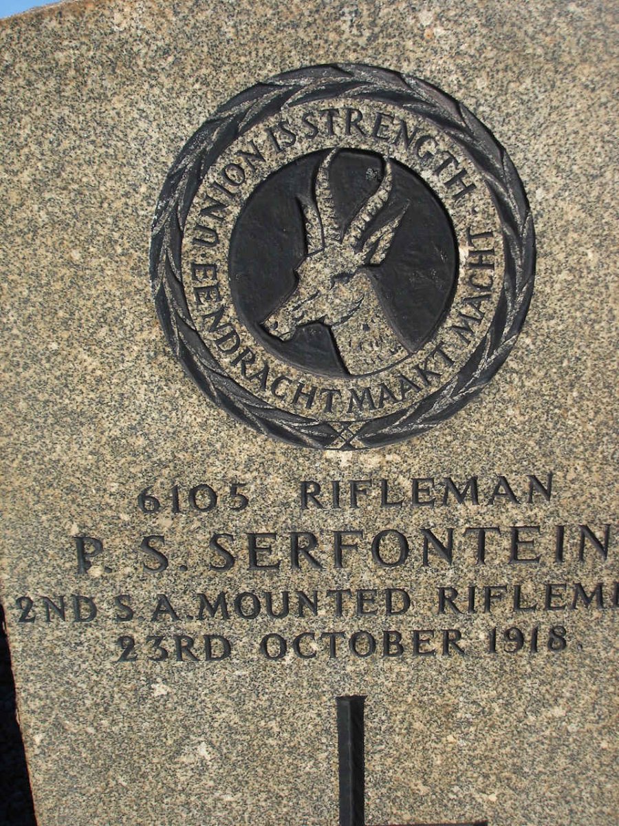 SERFONTEIN P.S. -1918