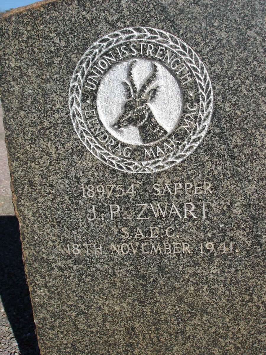 ZWART J.P. -1941