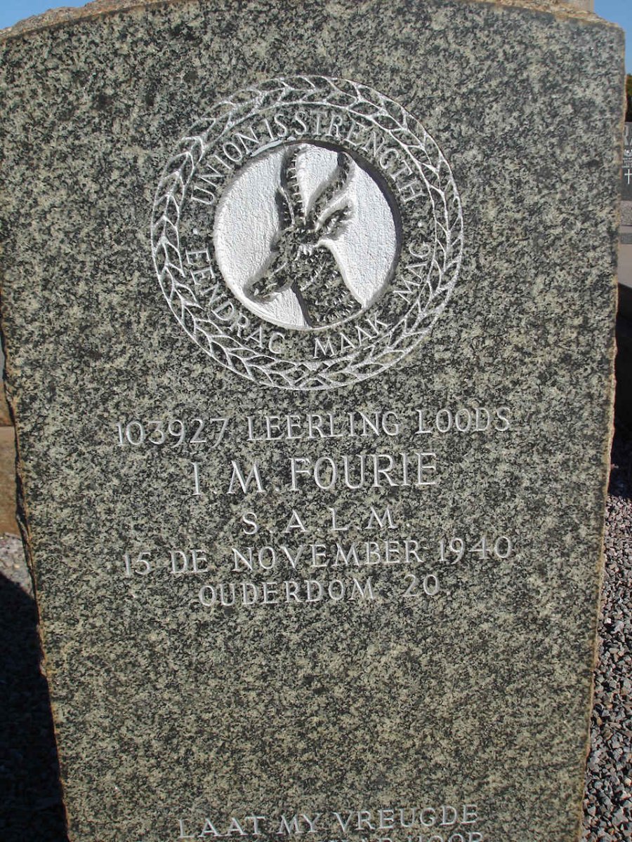 FOURIE I.M. -1940