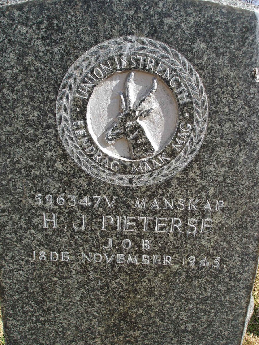 PIETERSE H.J. -1945