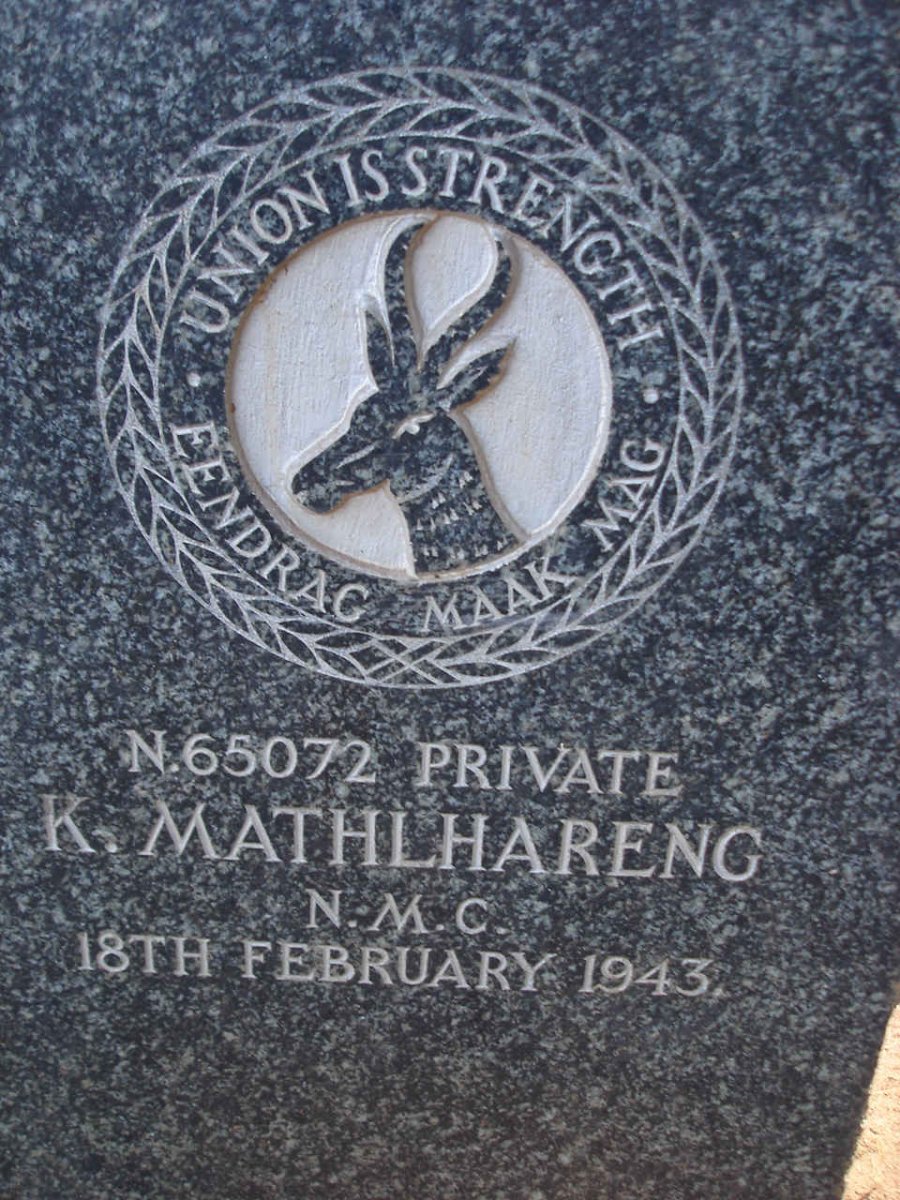 MATHLHARENG K. -1943