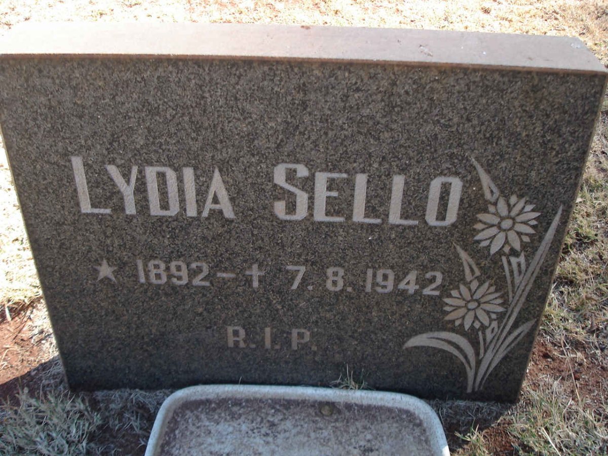SELLO Lydia 1972-1942