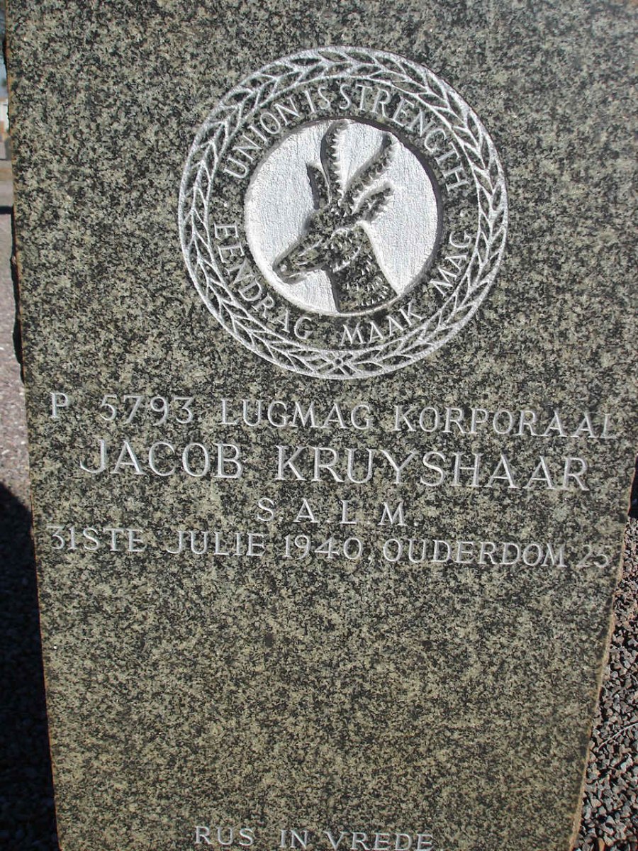 KRUYSHAAR Jacob -1940