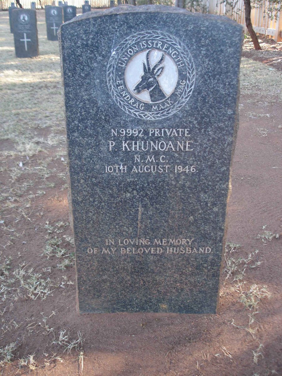 KHUNOANE P. -1946