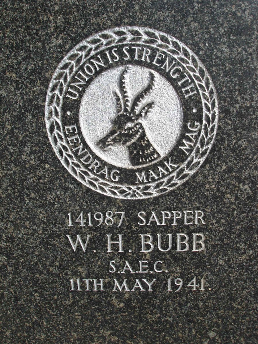 BUBB W.H. -1941