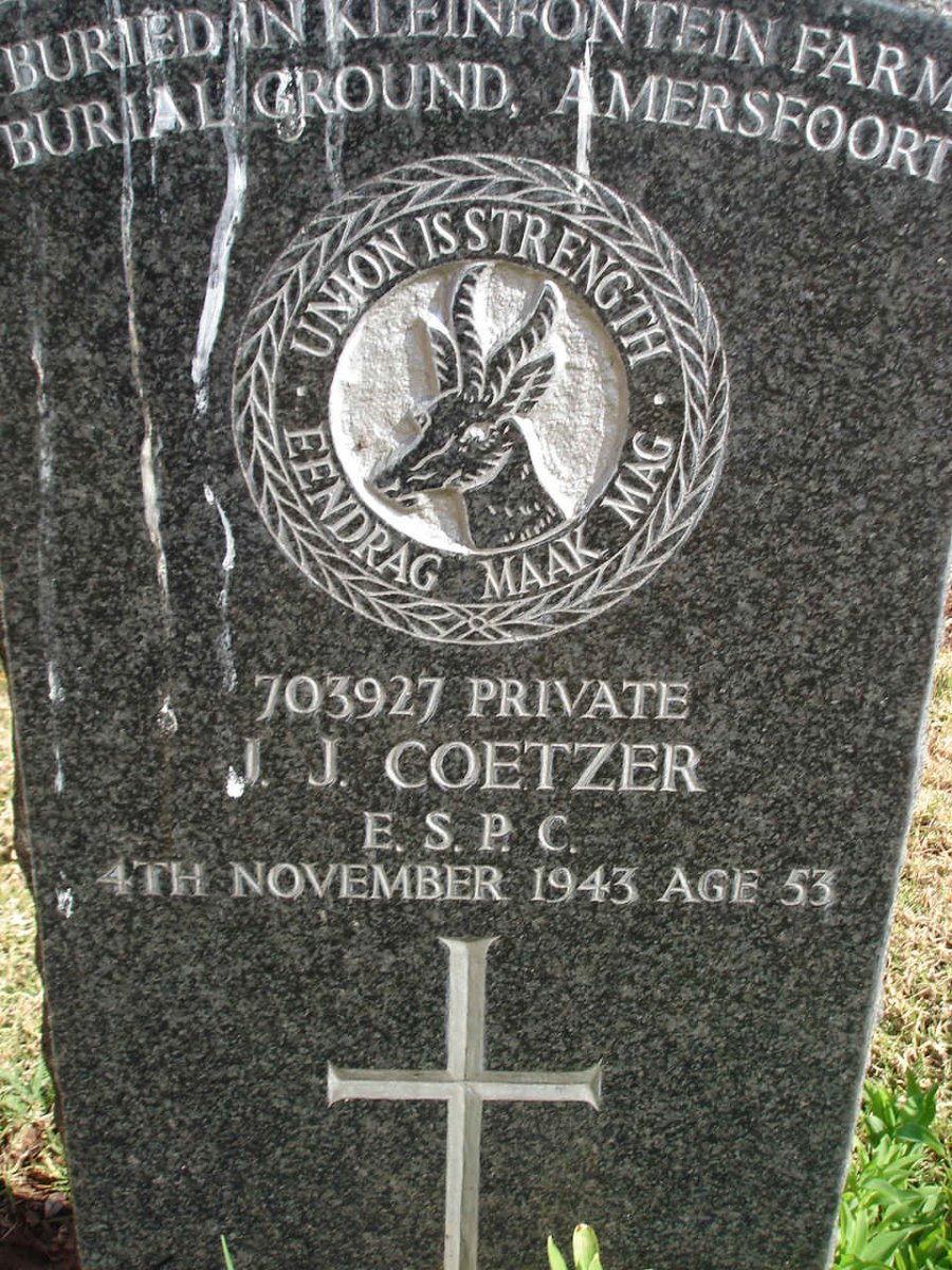 COETZER J.J. -1943
