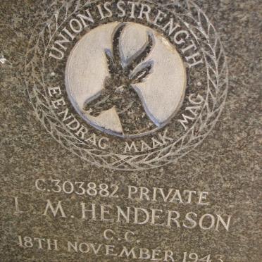HENDERSON L.M. -1943