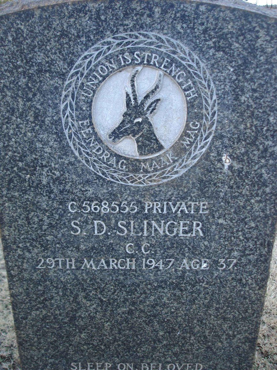 SLINGER S.D. -1947