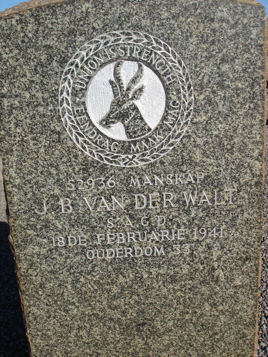 WALT J.B., van der -1941