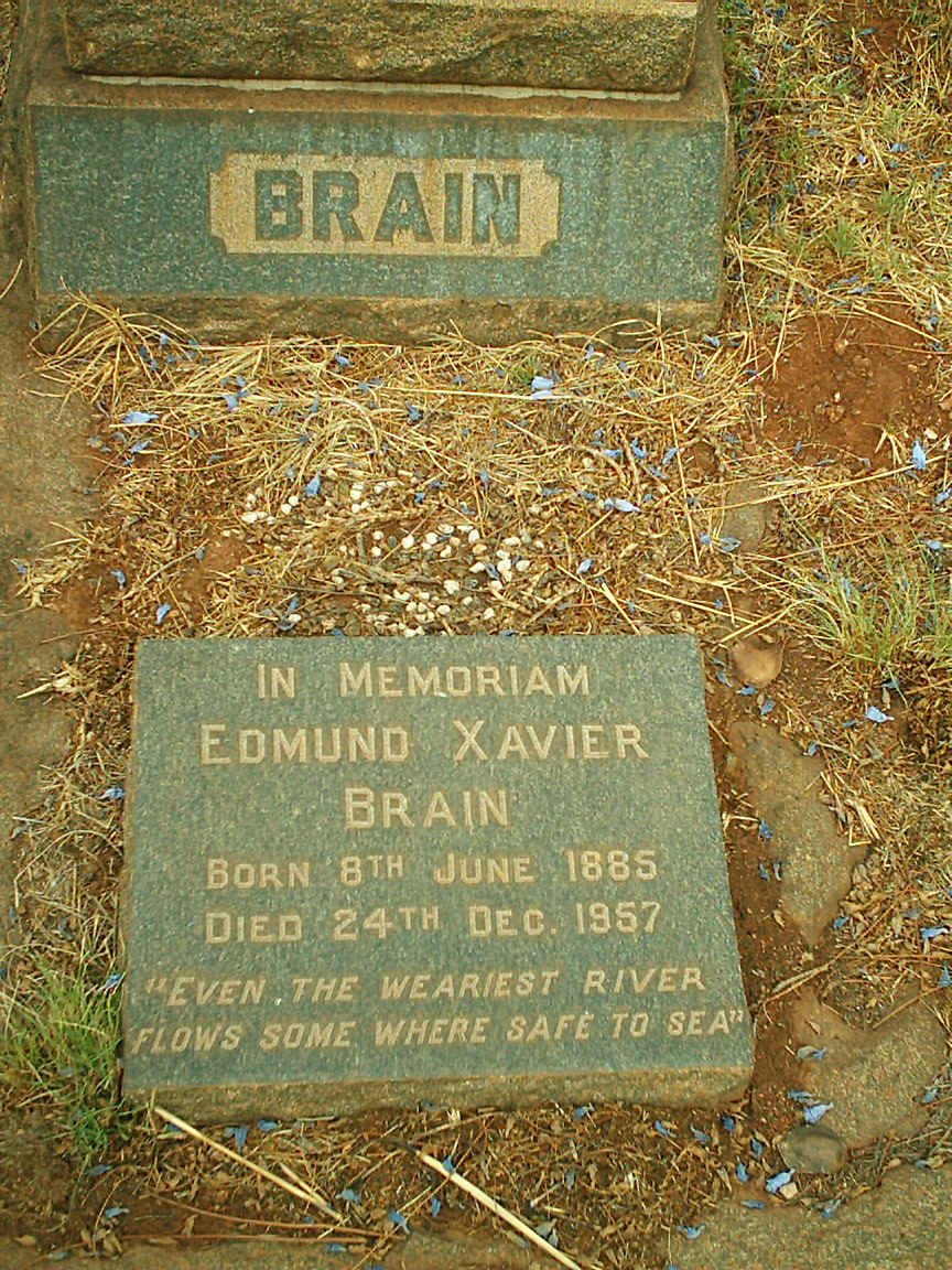 BRAIN Edmund Xavier 1885-1957