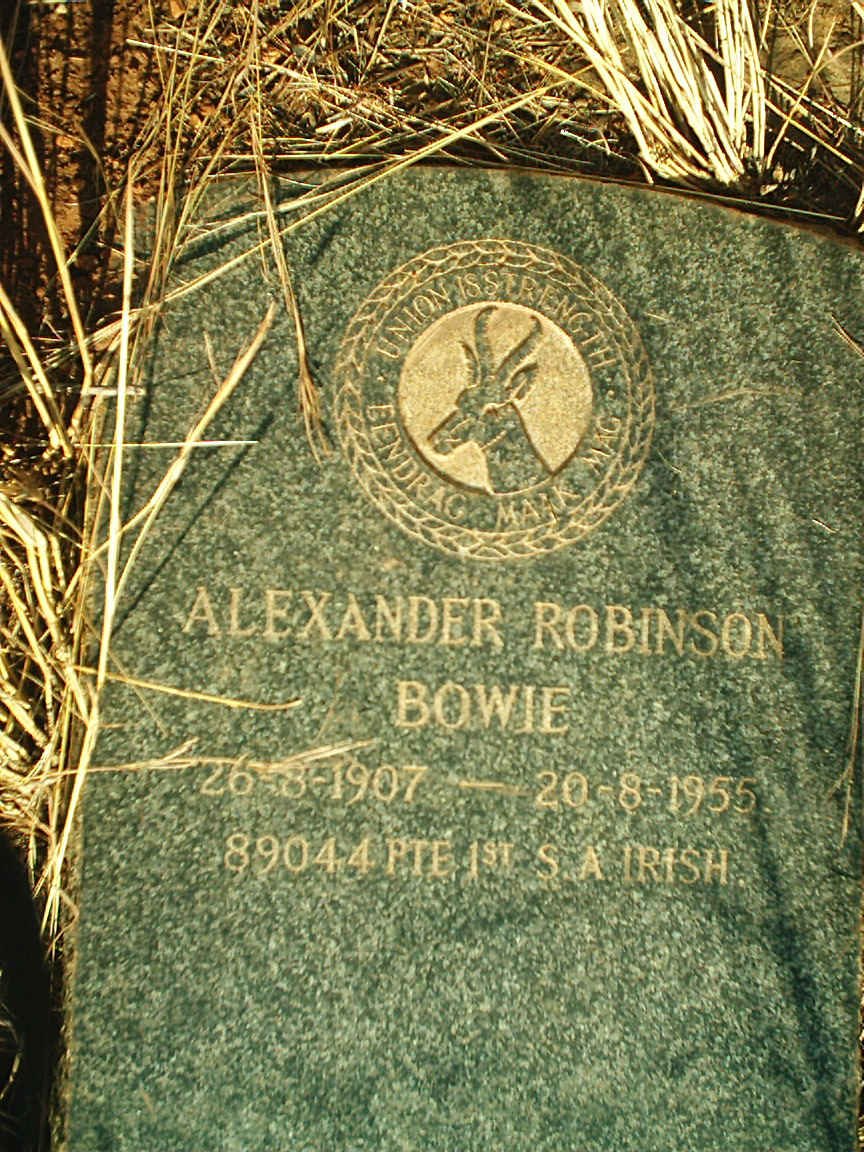 BOWIE Alexander Robinson 1907-1955