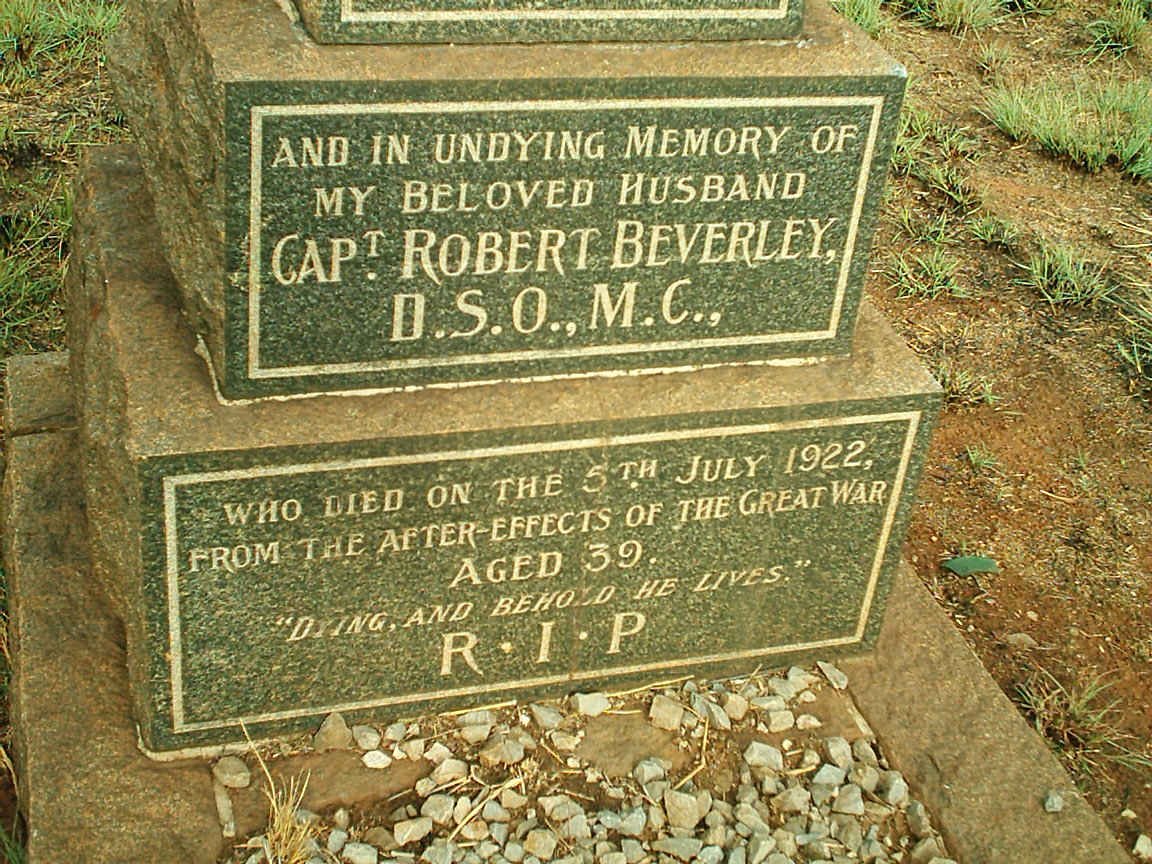 BEVERLEY Robert -1922